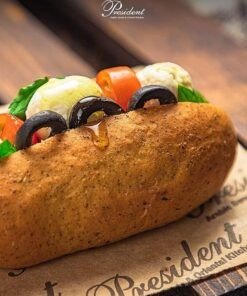 لبنة مدعبلة مع خضرة