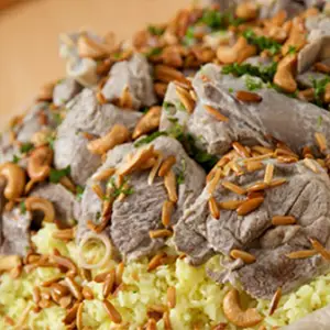 منسف كبسة لحمة ٥ اشخاص