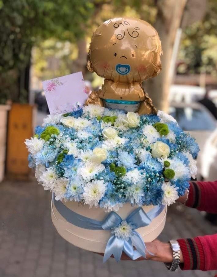 بوكس ورد مباركة مولود