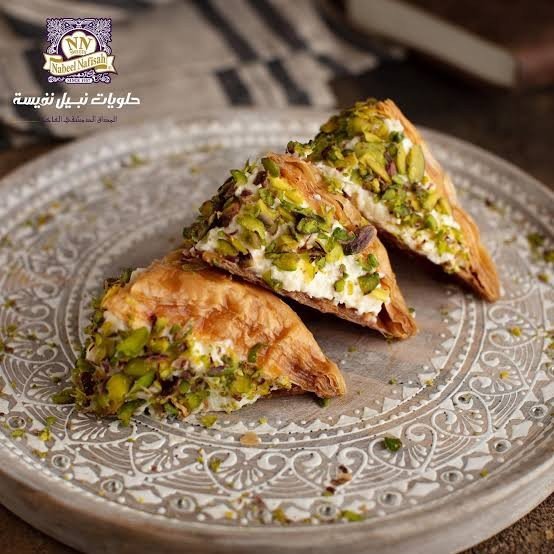 قطعة وربات بالقشطة