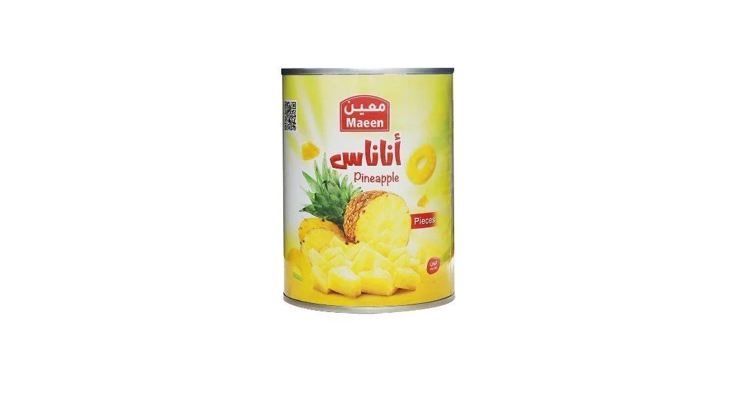 علبة شرائح أناناس
