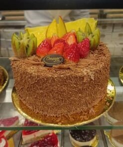 كيك شوكولا فواكة 8 الي 10 اشخاض